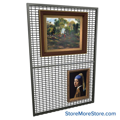 Mesh Panels for Art Displays, 48" W x 108" H